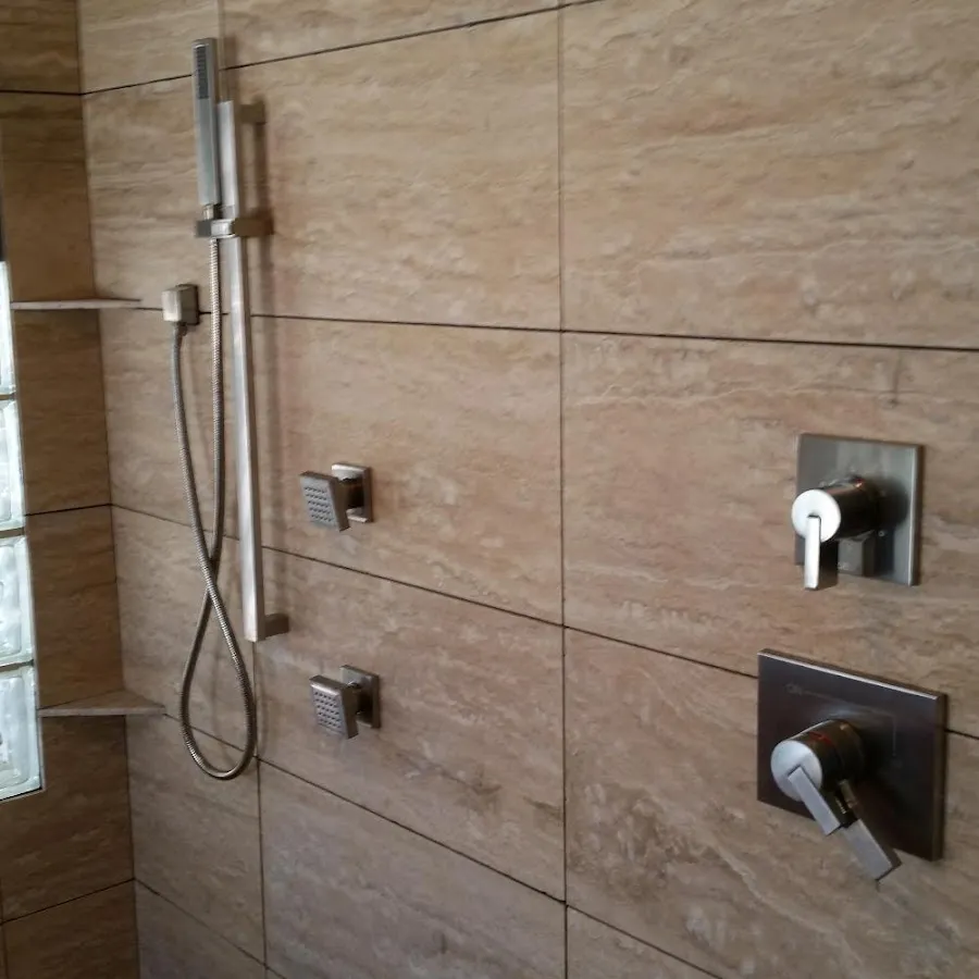 Shower fixture installation for Frozen Pipe Repair in Battlefield